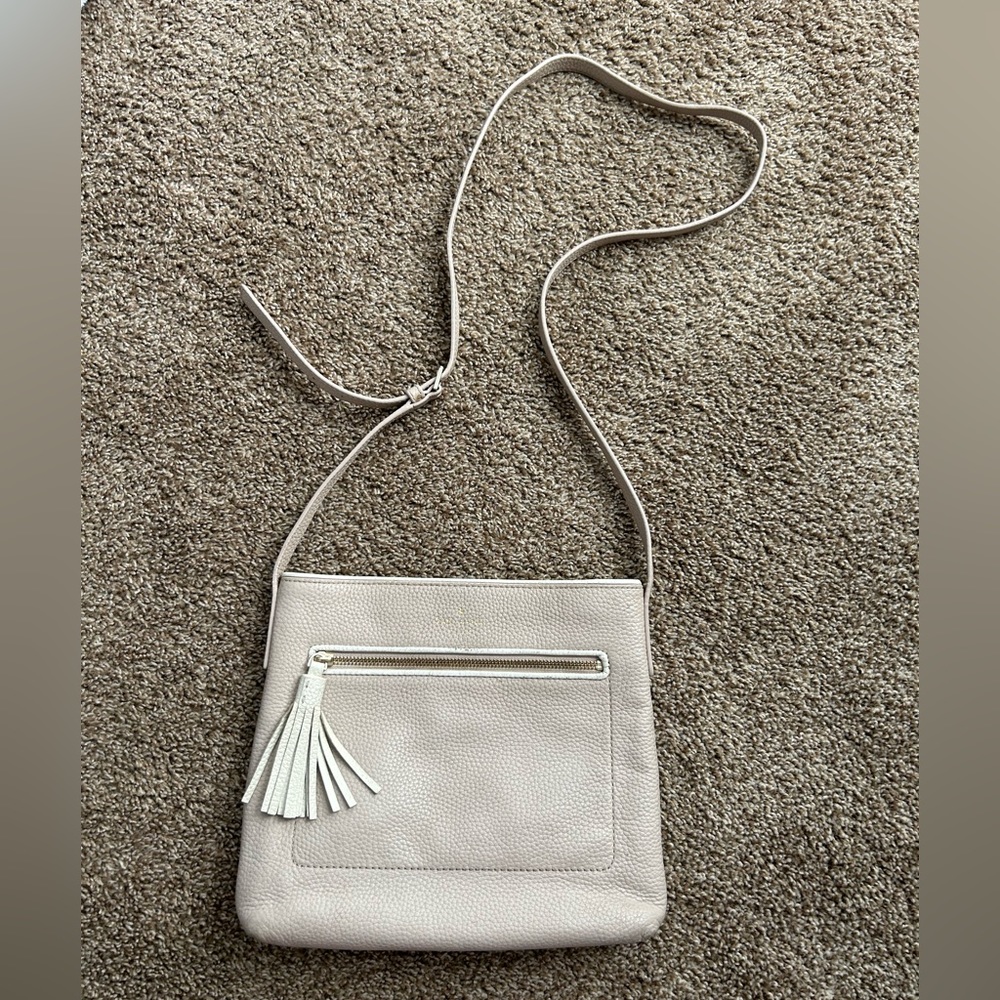Kate Spade Cross Body Satchel with Tassel